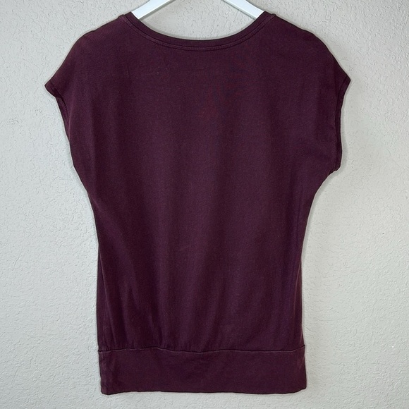 Ann Taylor Loft Short Sleeved U Neck Top Size Small - Picture 5 of 6